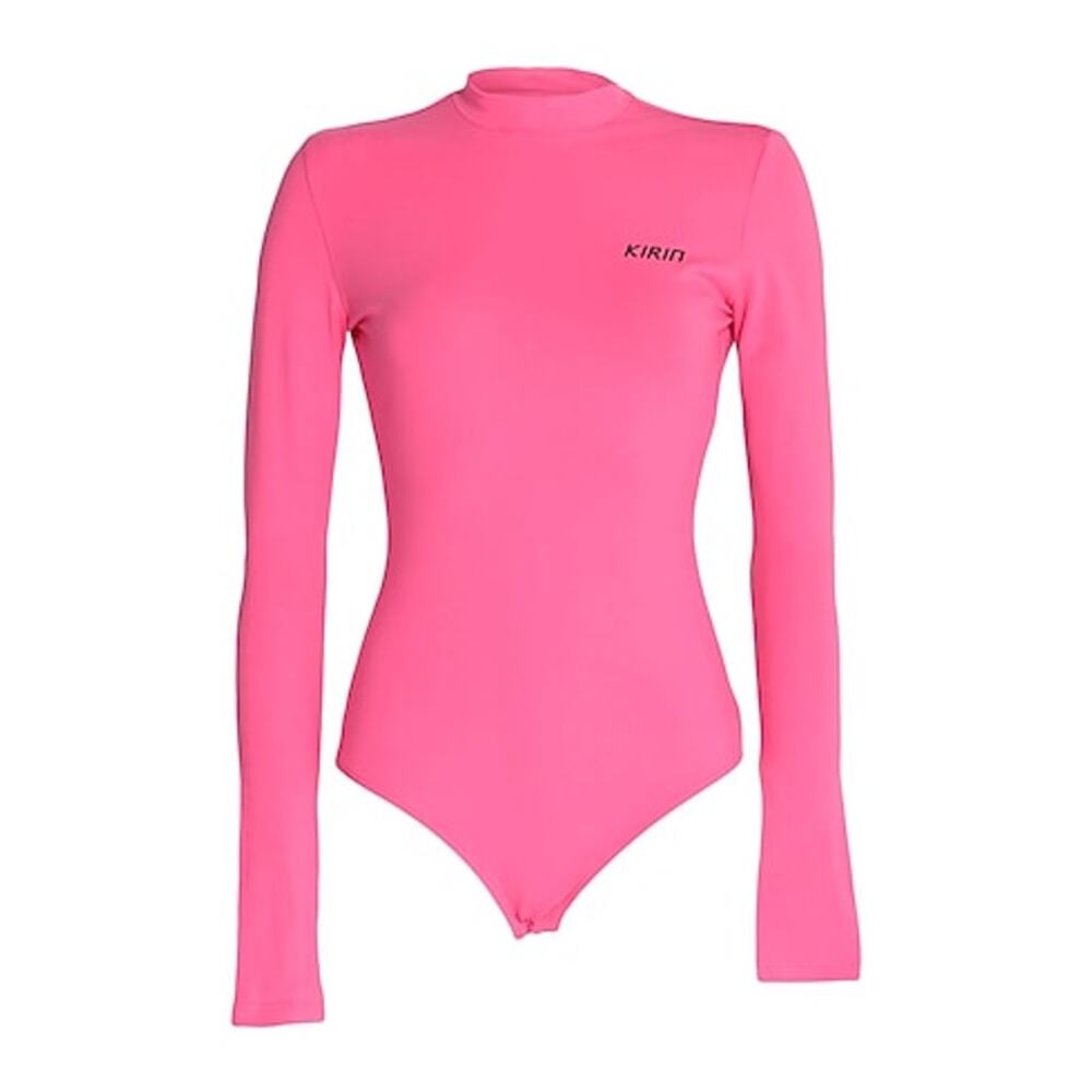 Kirin Peggy Gou bright Fuchsia pink Open back Bodysuit Size S